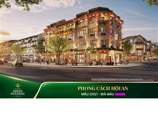 Siêu phẩm 2 mặt tiền đường và công viên  nhà phố 4 tầng 12 tỉ tại vinhomes cần