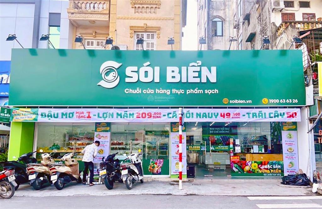 Cho thuê mặt bằng kinh doanh cực đẹp ngã tư trương định  tân mai 200m2, mặt tiền 8m