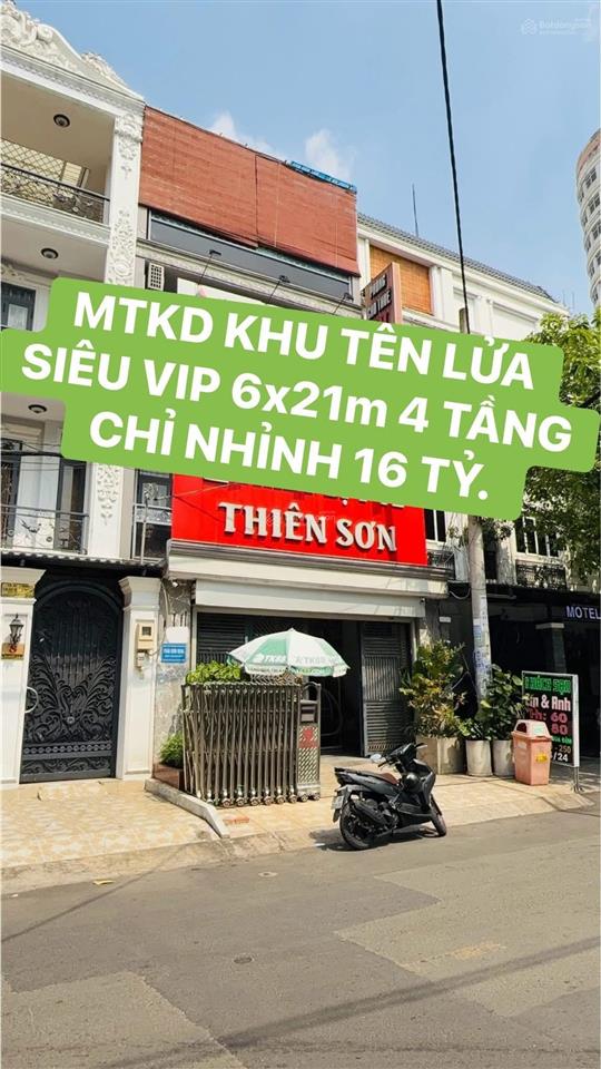 Giảm 1 tỷ  mtkd khu tên lửa  126m2 6x21m  4 tầng  giá còn 16 tỷ nhỉnh