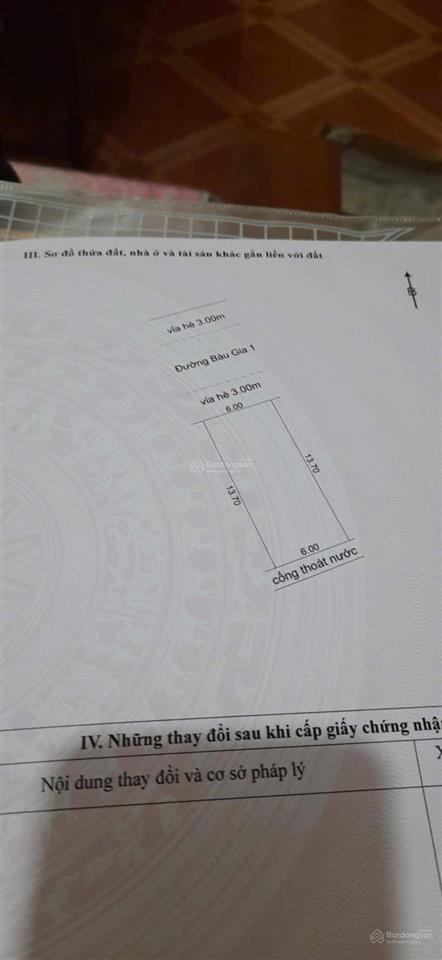Chủ cần bán gấp đất mặt tiền bàu gia 1cẩm lệ víp82m2ngang 6mchỉ 4tỷ600triệu