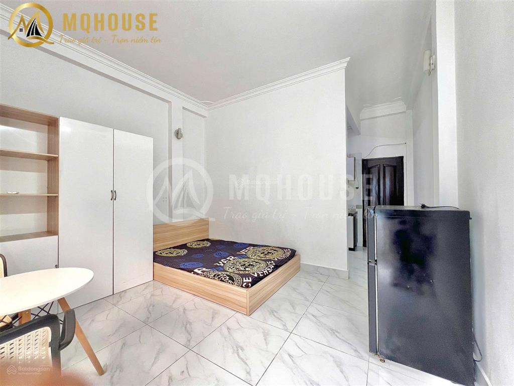 Cho thuê ch mini 1pn  tách bếp  bancol, full nội thất ở ngay đh kiến trúc  phú nhuận