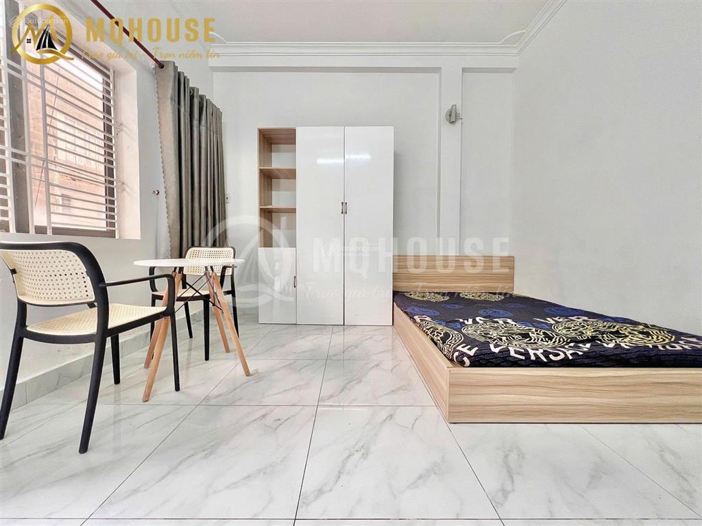 Cho thuê ch mini 1pn  tách bếp  bancol, full nội thất ở ngay đh kiến trúc  phú nhuận