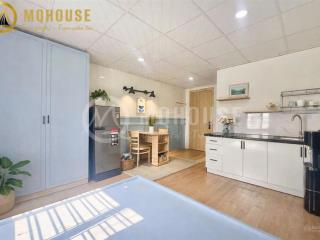 Cho thuê căn hộ mới full nội thất, nhà mặt tiền, thoáng mát tại bình thạnh