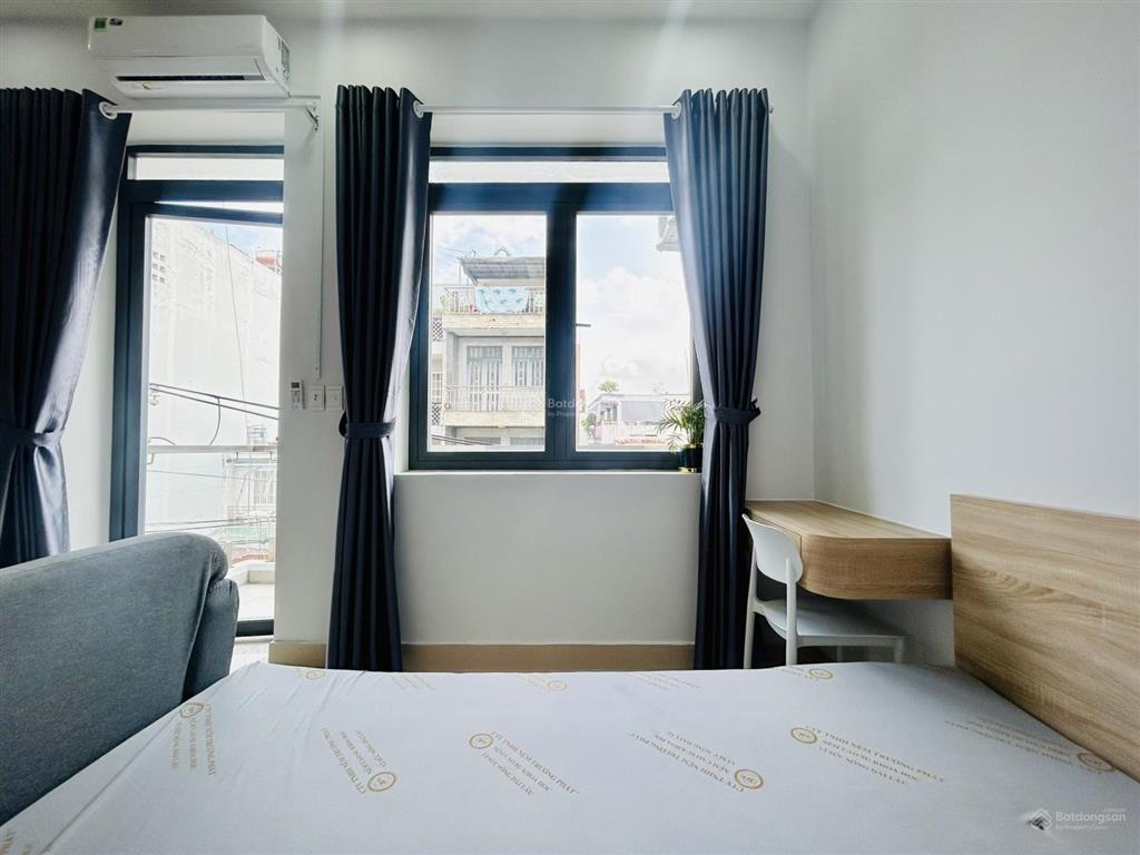 Cho thuê ch mini 1pn  1wc full nội thất, bancony tại nguyễn thượng hiền, bình thạnh