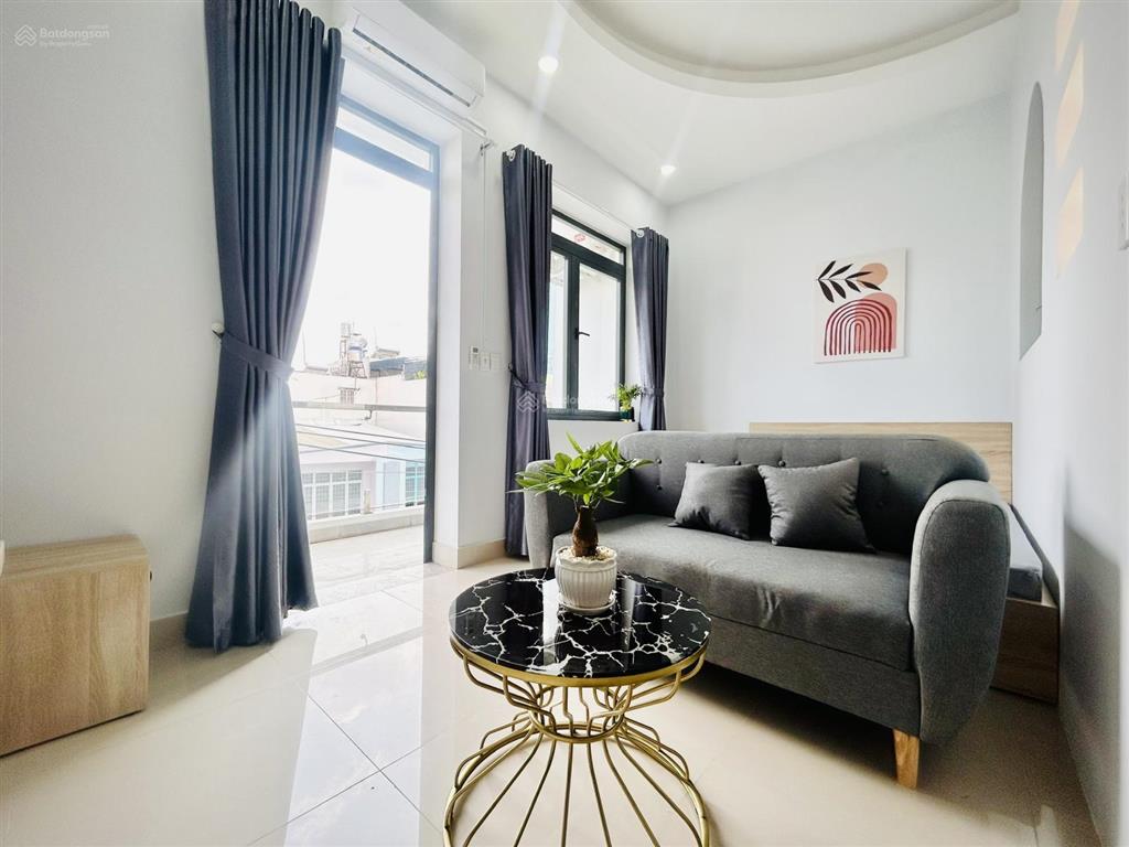 Cho thuê ch mini 1pn  1wc full nội thất, bancony tại nguyễn thượng hiền, bình thạnh