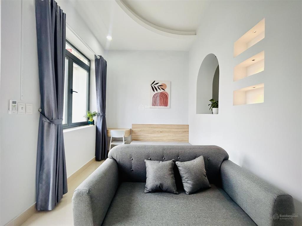 Cho thuê ch mini 1pn  1wc full nội thất, bancony tại nguyễn thượng hiền, bình thạnh