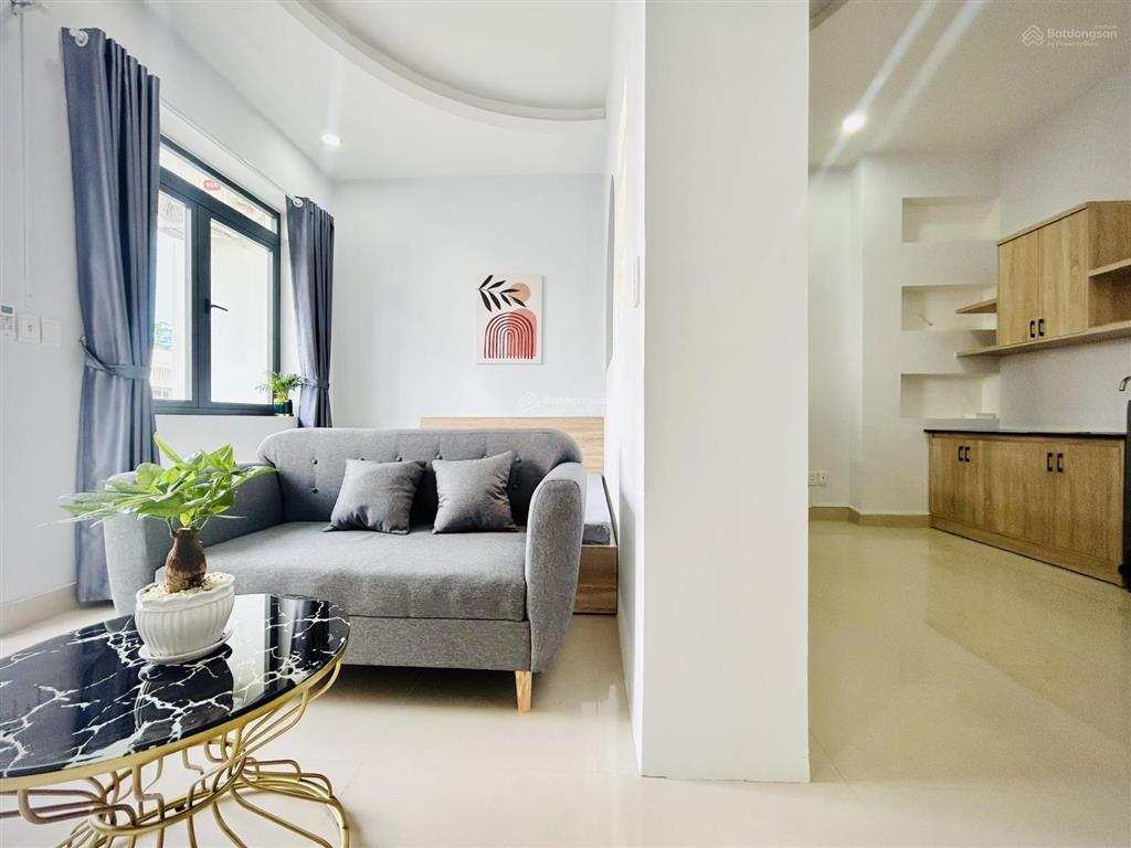 Cho thuê ch mini 1pn  1wc full nội thất, bancony tại nguyễn thượng hiền, bình thạnh