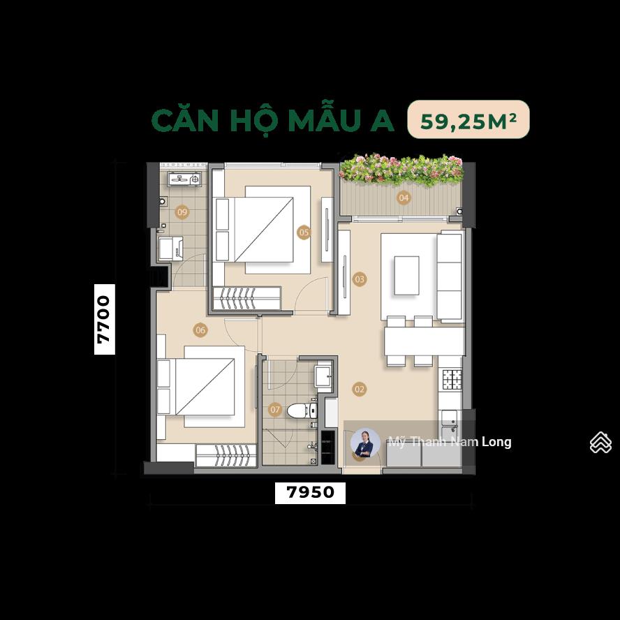 Sở hữu ngay căn 2pn giá tốt nhất trellia cove | mizuki park