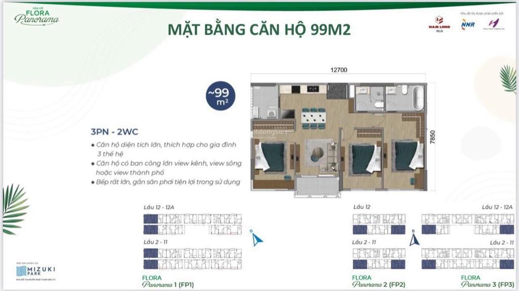Bán gấp căn 3pn panorama mizuki full nội thất. sổ sẵn. giá ngộp