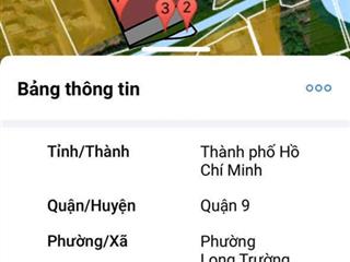 Siêu phẩm quận 9  tổng diện tích 1.45 ha  đất vàng long trường chỉ 11.7 triệu/m2