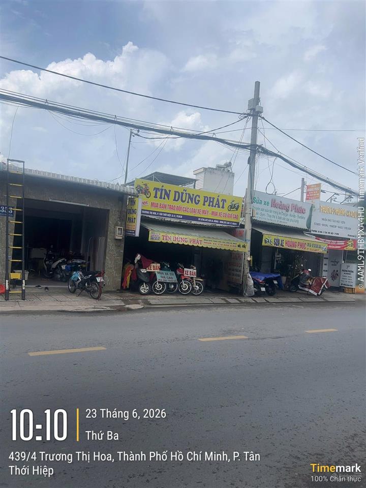Mặt tiền trương thị hoa ngang 5.2m nở hậu 10m công nhận 154m2 chỉ 11.9 tỷ