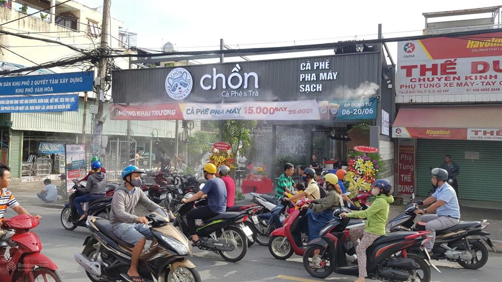 Cho thuê căn góc 2 mặt tiền đường lê đức thọ, gò vấp. dt (10x31m) phù hợp quán nướng, lẩu, cà phê