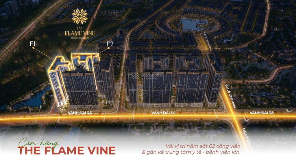 Chính thức ra hàng dự án the flame vine  kđt hinode royal park, giá chỉ từ 7xtr/m2