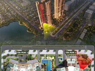 Bán căn hộ 1pn, diện tích 53m², tầng 11, dự án lumière essence peak cổ loa, peak 2, giá 7 tỷ