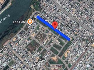 Cơ hội đầu tư] cặp đất vàng cồn dầu 14  ngay sát cầu hoà xuân