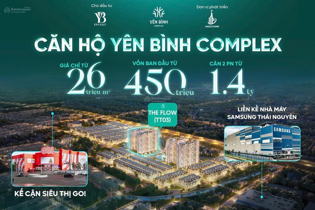 Căn hộ cạnh samsung thái nguyên  giá chỉ 2xtr/m  vốn 30% sở hữu ngay