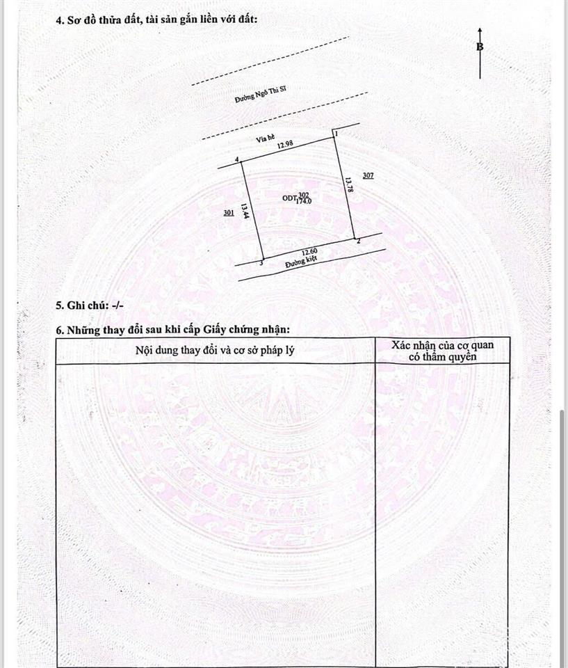 Bán lô đất 2 mt ngô thì sĩ  trục thông biển mỹ khê 174m2  giá 4x tỷ  0938 155 ***