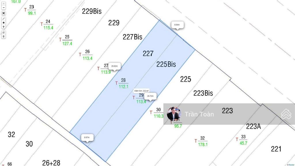 Bán nhà mặt tiền 225bis227 hai bà trưng , phường xuân hoà, tp. hcm