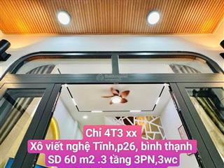 4 tỷ 3 tl cho siêu phẩm mini giá mềm (3 tầng,3 pn,3wc,sân thượng,nội thất xô vi
