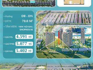 Độc quyền căn góc 2pn + view nội khu  masteri grand coast