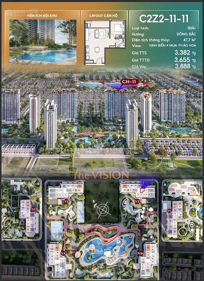 Căn 1pn+ siêu hiếm tại masteri era landmark