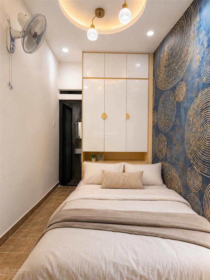 Nhà đẹp full nội thất ngay chợ an nhơn hẻm 4.5m  33m 2 tầng 3pn 3wc 4.35 tỷ