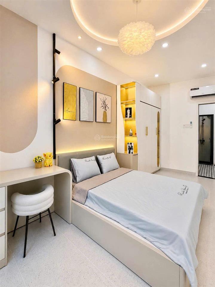 Lên sóng hẻm xe hơi đến cửa phú nhuận  4 tầng dtsd 100m2 3pn 4wc 6.55 tỷ