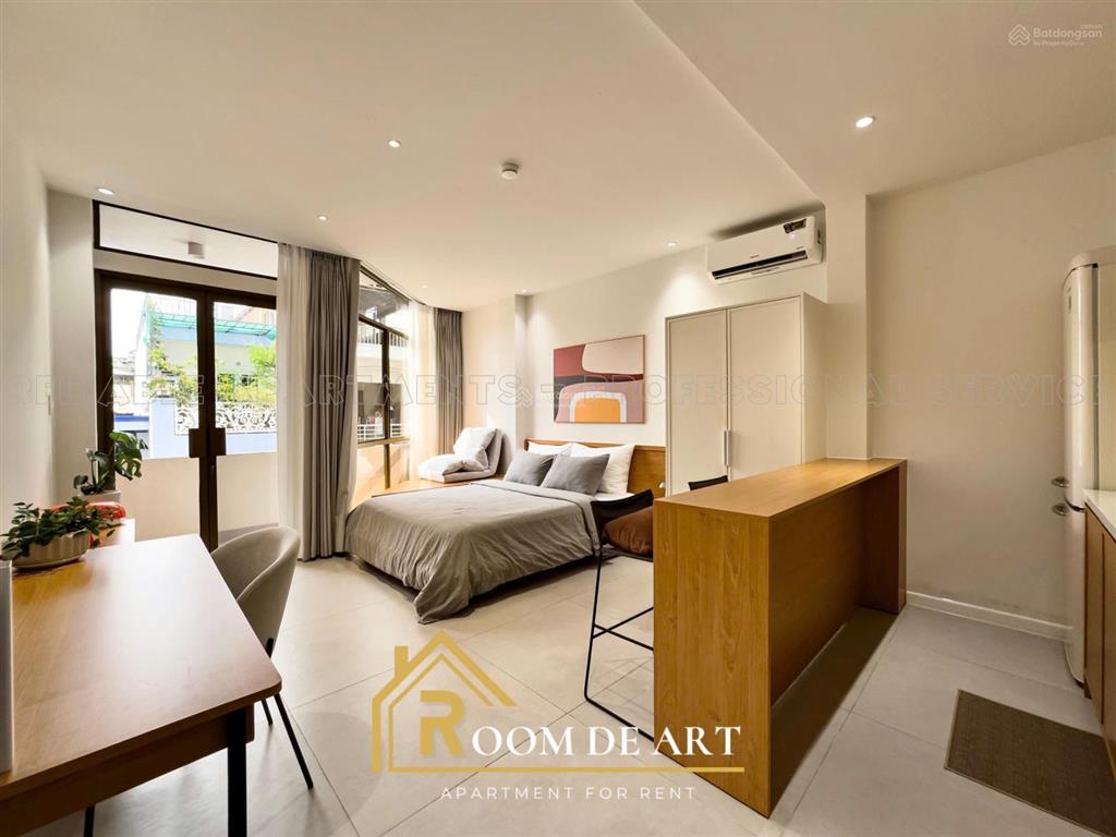 Cho thuê căn hộ 1pn full nội thất cao cấp, ban công gần vạn hạnh mall q10