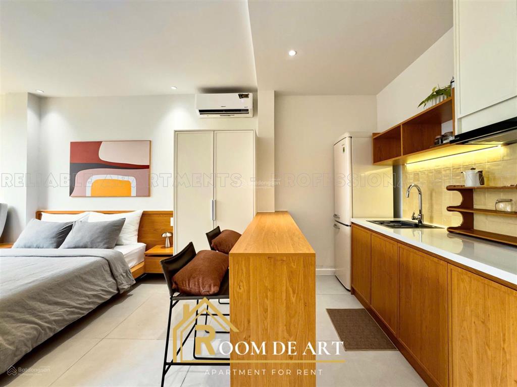 Cho thuê căn hộ 1pn full nội thất cao cấp, ban công gần vạn hạnh mall q10