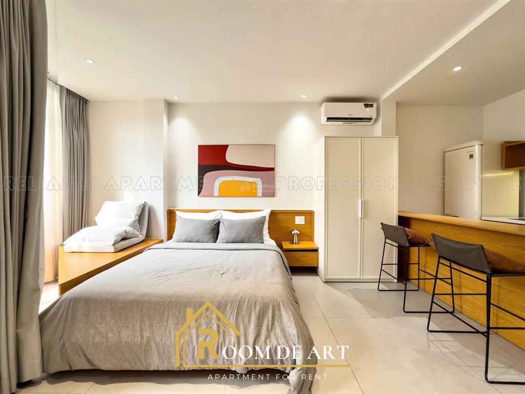 Cho thuê căn hộ 1pn full nội thất cao cấp, ban công gần vạn hạnh mall q10