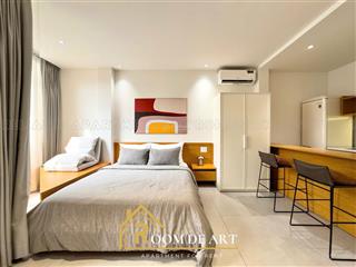 Cho thuê căn hộ 1pn full nội thất cao cấp, ban công gần vạn hạnh mall q10