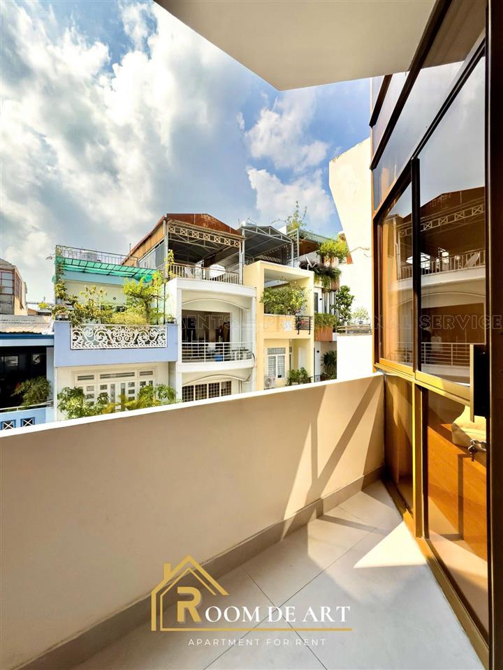 Cho thuê căn hộ 1pn full nội thất cao cấp, ban công gần vạn hạnh mall q10
