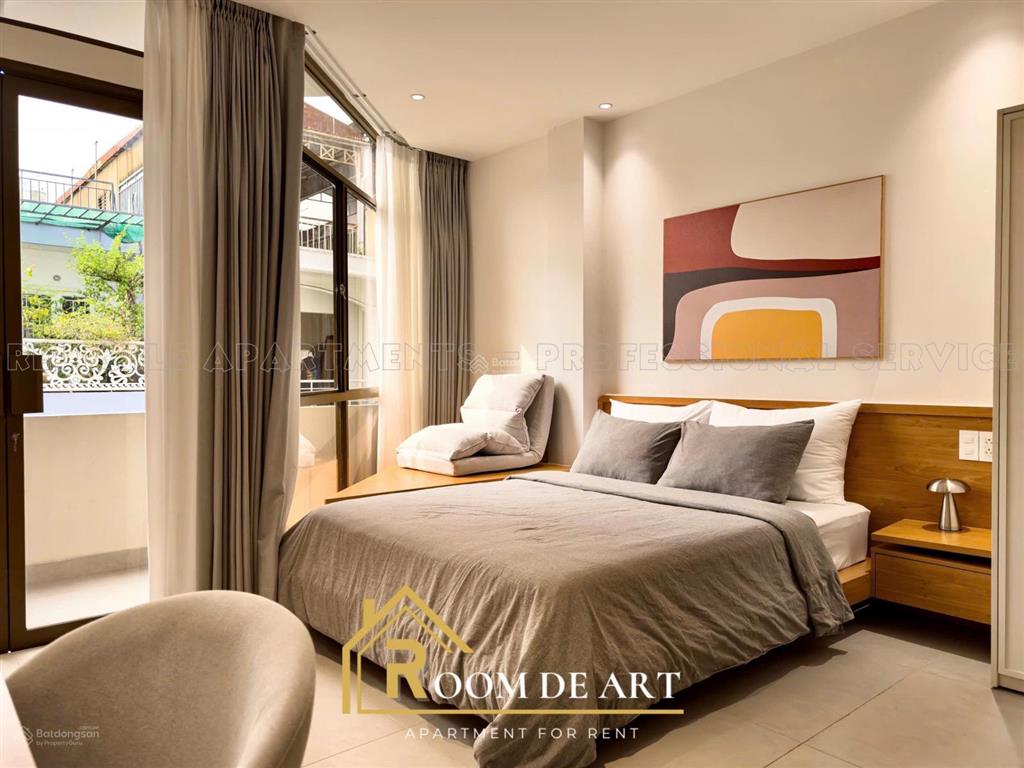 Cho thuê căn hộ 1pn full nội thất cao cấp, ban công gần vạn hạnh mall q10