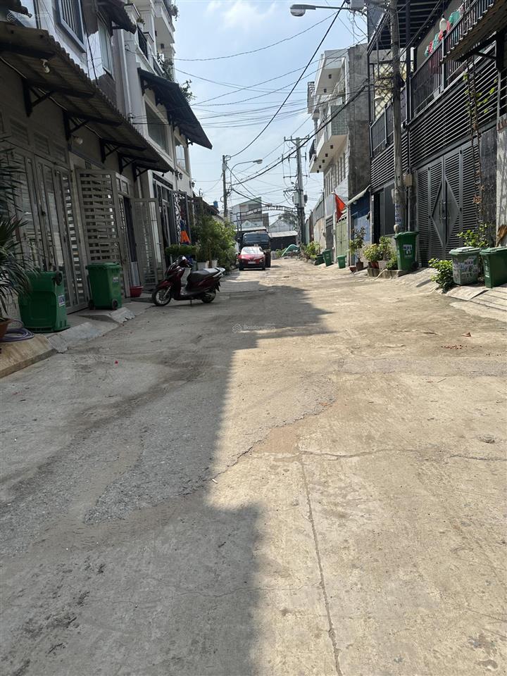 (34)  nhà mới 4 tầng  5.6 tỉ  kdc trung nhân, thạnh lộc q12