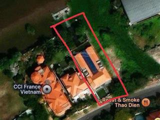 Bán siêu villa 2 mặt tiền sông sài gòn & nguyễn văn hưởng  thảo điền, tp thủ đức 1044m2