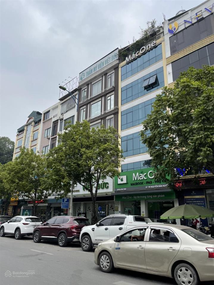 Bán nhà mặt phố nguyễn văn huyên. 125m2, mt 8m. giá 65 tỷ. gpxd 9 tầng