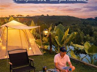 Đất nghỉ dưỡng view hồ  làng omm bảo lộc