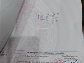 Khổ đất đẹp, thông số vừa phải, dt 87m2, mt 6,27m, gần công viên vườn hoa, gần đường đôi 30m