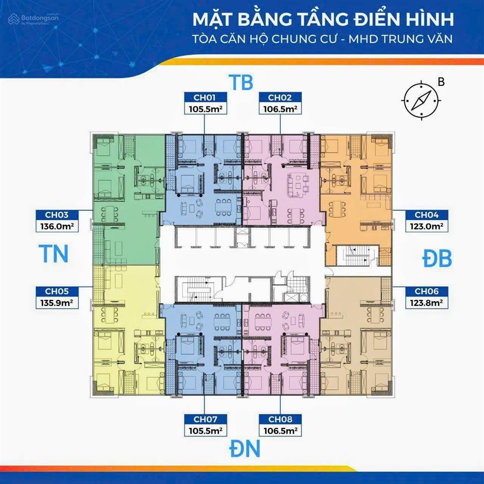 Bán chcc tại mhd trung văn 29 tố hữu. 105,5m2  tk 3n  2vs nhận nhà ngay