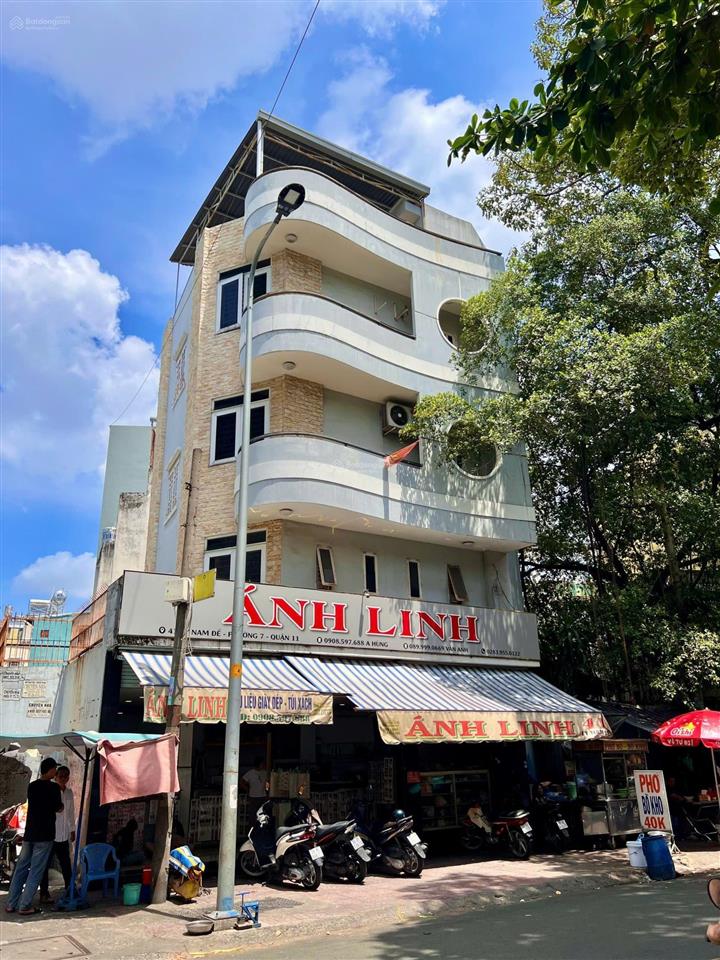 Góc 2 mt lý nam đế p7q11. gần bv chợ rẫy, bv hùng vương, đhyd. [ 11 x 6m ] 5 tầng, giá 38 triệu