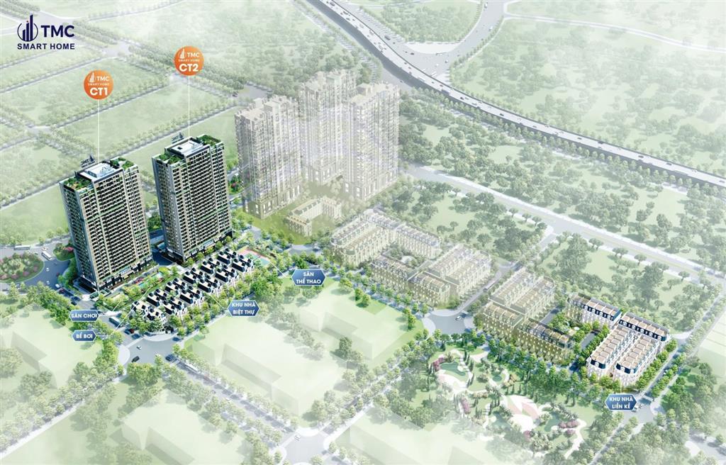 Chung cư tmc smarthome cổ nhuế. đơn giá 115tr/m2. htls 0% 24 tháng. trực tiếp cđt