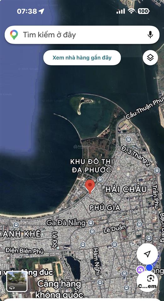 Bán đất biển nguyễn tất thành 3 mặt tiền đối diện khu đa phước mặt tiền 12m5
