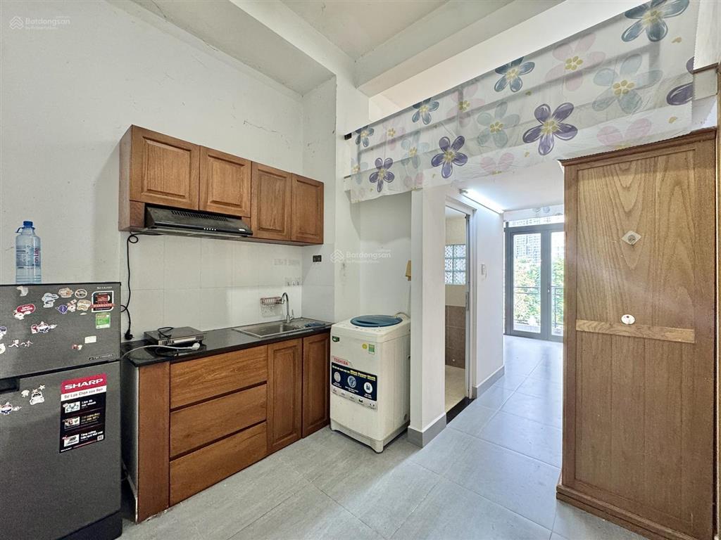 Chung cư mini 1 gác + 1 pk ngay landmark 81 đi bộ ga văn thánh, nhà thang máy full nt