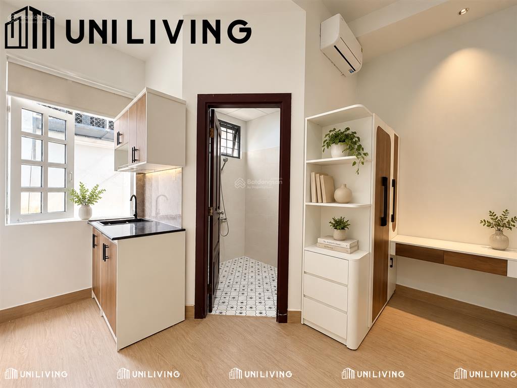 Cho thuê căn hộ đi bộ sang ga văn thánh, tách bếp, full nt, có thể vào ở ngay