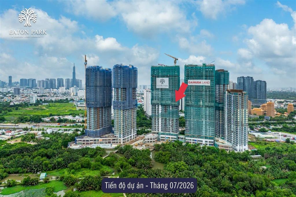 Bán căn hộ 3pn, 2wc eaton park, view sân vân động nam rạch chiếc tầng cao giá 17,8 tỷ, 104 m2