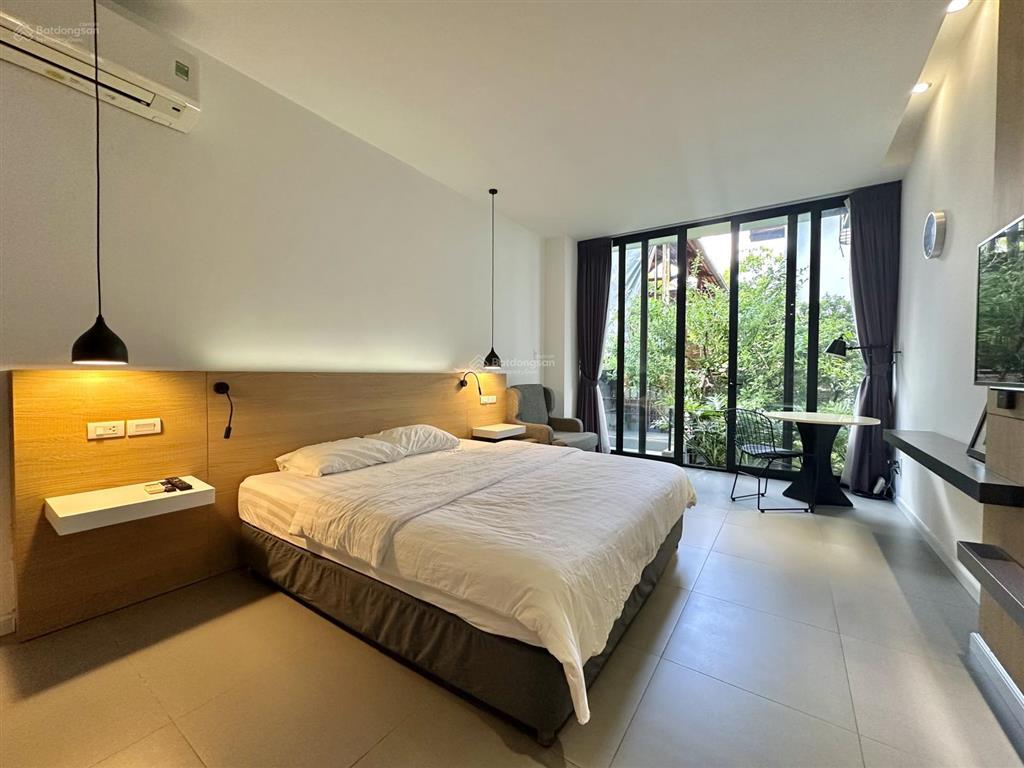 1 phòng ngủ tách bếp có ban công view cây xanh  vị trí không ngập thảo điền