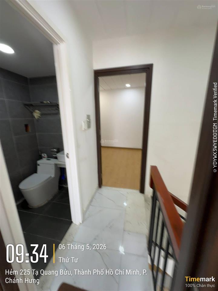 Nhà (4,4*9m) 2 tầng ở đường âu dương lân f3 q8, shriêng hoàn công đủ,tiện đi q5,1 ,  0934 123 ***
