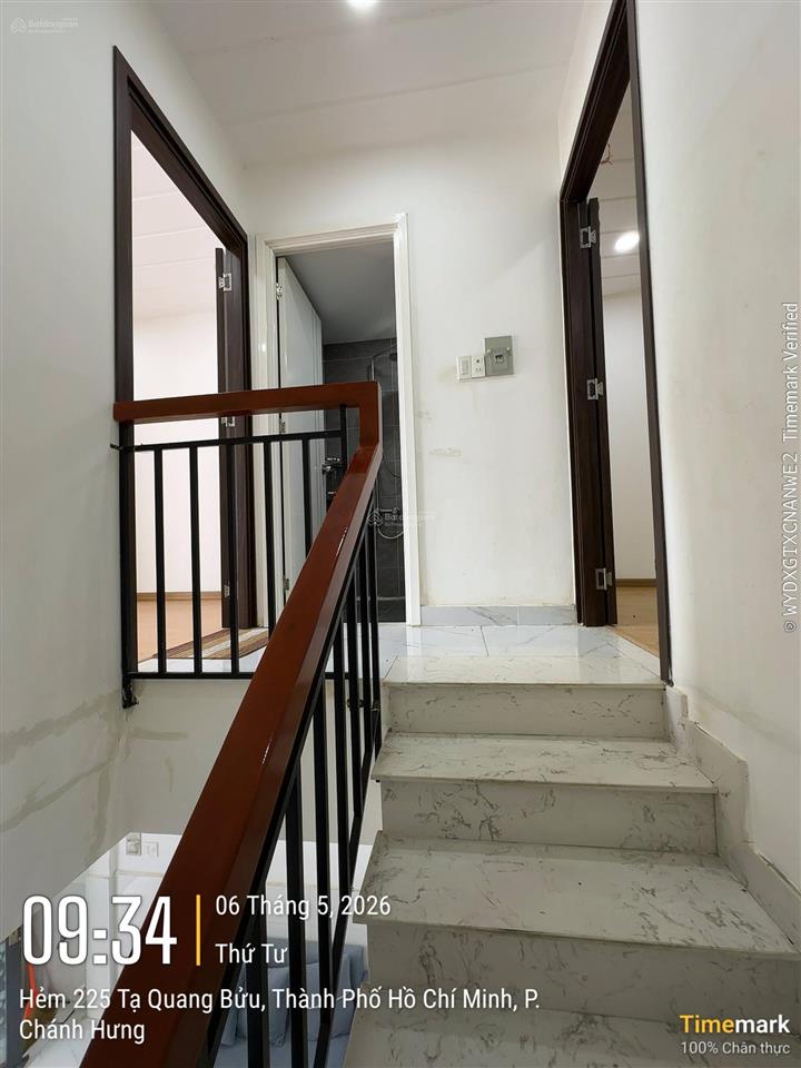 Nhà (4,4*9m) 2 tầng ở đường âu dương lân f3 q8, shriêng hoàn công đủ,tiện đi q5,1 ,  0934 123 ***