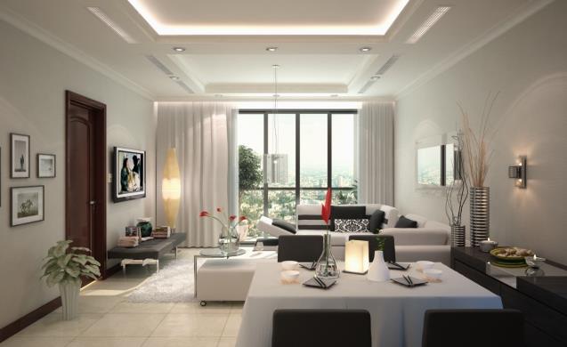Cho thuê căn hộ ecolife tây hồ 130m2 2pn view hồ tây