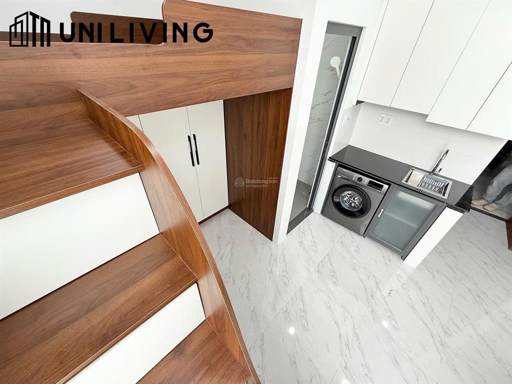 Khai trương chdv có gác, ban công full nội thất(máy giặt riêng), ngay đh hutech, uef, hiu giáp q1